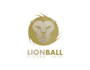 Lion ball logo