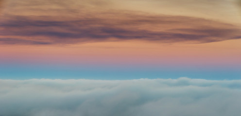 Sunset over Clouds