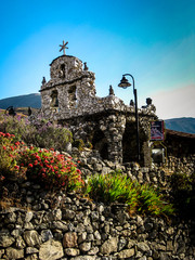 Stone church San Rafael in Merida