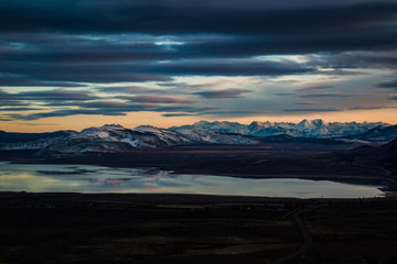 Sunset on Mono Lake