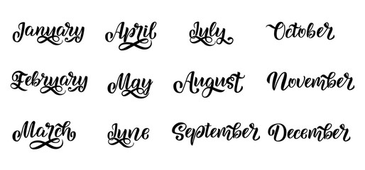 Set of Big hearts with lettering about Love, typography poster for Valentines Day, cards, prints.