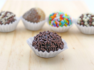 Brazilian traditional sweet (Brigadeiro)