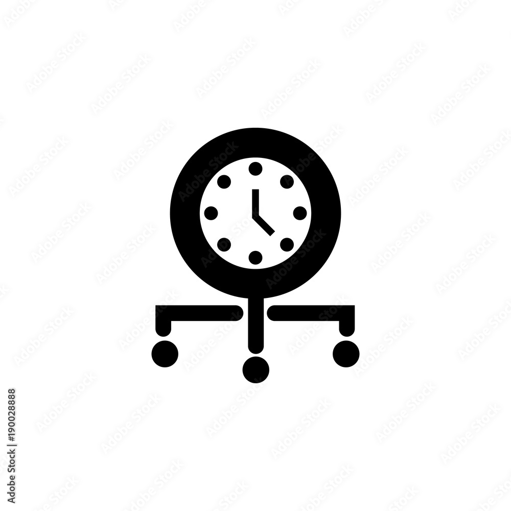 Poster watches and communications icon. element of finance for mobile concept and web apps. illustration ic