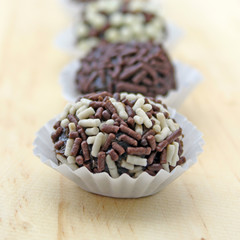 Brazilian traditional sweet (Brigadeiro)