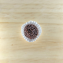 Sweets on the table (Brigadeiro)