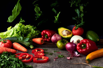 Bodegón de vegetales