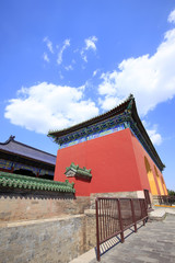 Fototapeta na wymiar The temple of heaven in Beijing, China