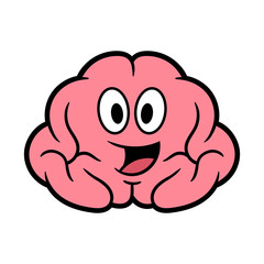 Cartoon Happy Brain