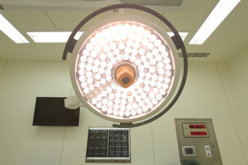 surgical lamps in operation room