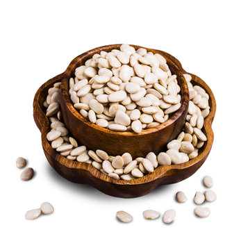 Large white dry beans