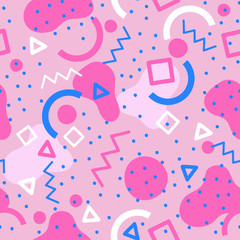 Colorful Abstract Seamless Pattern for Printing, Website ,Fabric , Cards etc. : Vector Illustration