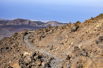pathway in Teide