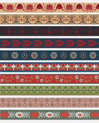 Vintage patterns inspired by The Grammar of Ornament