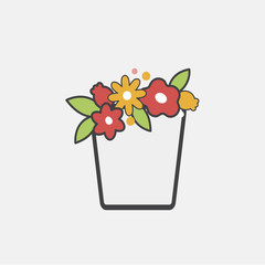 Illustration of flower vector