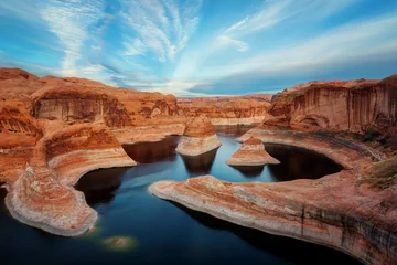 Zelfklevend Fotobehang Reflection Canyon Utah © Lukas