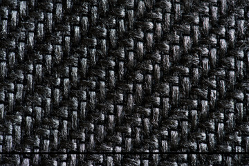 Black fabric closeup