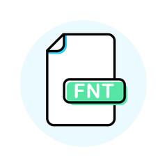 FNT file format, extension color line icon