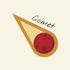 Vector of comet © Rawpixel.com