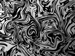 Obraz premium abstract vector black and white marbling texture background