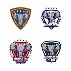 Elephant logo vector