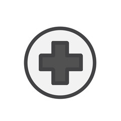 Fototapeta premium Health care symbol isolated on background
