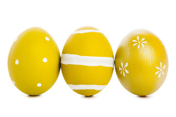 easter background. isolated on white