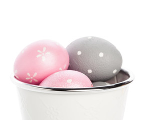 easter background. isolated on white