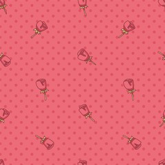 seamless pattern about valentines day. valentines day seamless pattern. background for valentines day. Vector Illustration.