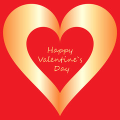 Abstract  Love Heart and Valentines day Background Vector.