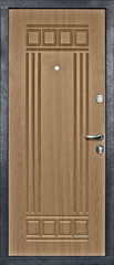 Obraz premium Door entrance heavy metal with two locks.