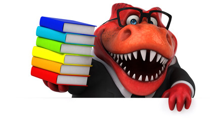 Fun Trex - 3D Illustration © Julien Tromeur