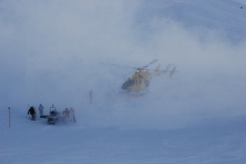 Hubschrauberlaandung © Detlef