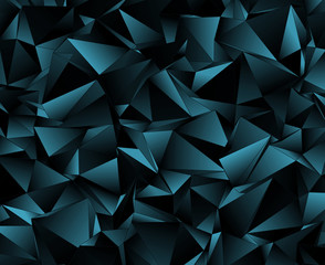 Abstract triangulated polygonal background