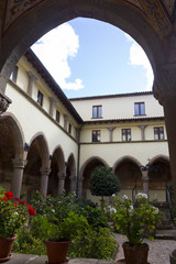 cloister of sanctuary madonna dei lattani roccamonfina