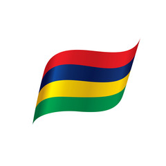 Mauritius flag, vector illustration