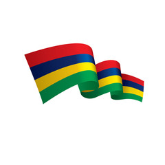 Mauritius flag, vector illustration