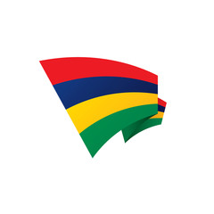 Mauritius flag, vector illustration