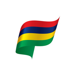 Mauritius flag, vector illustration