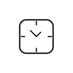 Clock icon Vector illustration, EPS10.