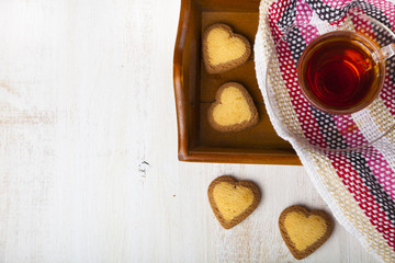 Greeting card for St. Valentine's Day.