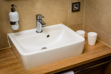 Modern Washroom with sink