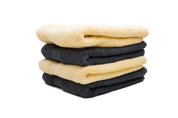 Fototapeta na wymiar a stack of towels isolated