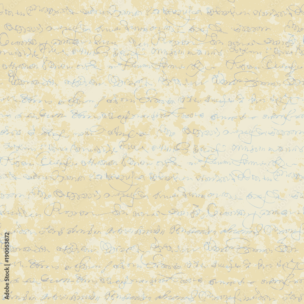 Aufkleber seamless background pattern. imitation of a abstract vintage lettering. unreadable text.