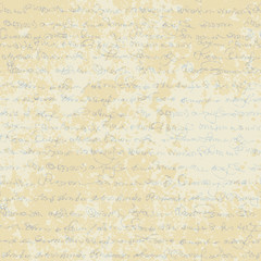 Seamless background pattern. Imitation of a abstract vintage lettering. Unreadable text.