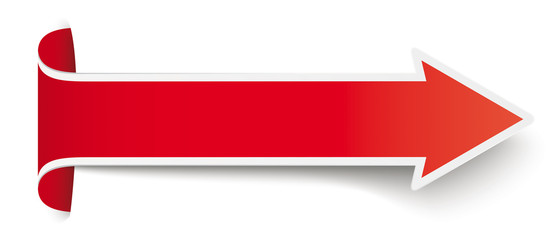 Long Red Convert Arrow