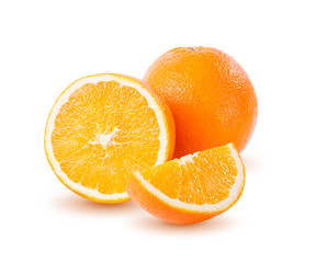 Orange isolated on white background. Full depth of field with clipping path.