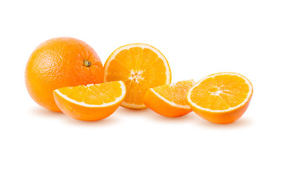 Orange isolated on white background. Full depth of field with clipping path.