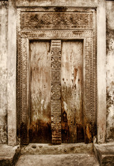 Vintage Zanzibar door