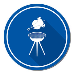 Grilled chicken icon