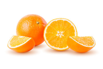 Orange isolated on white background. Full depth of field with clipping path.